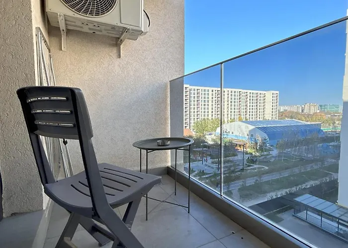 Urban Retreat With Balcony At Exigent Plaza - 06 Lejlighed Bukarest